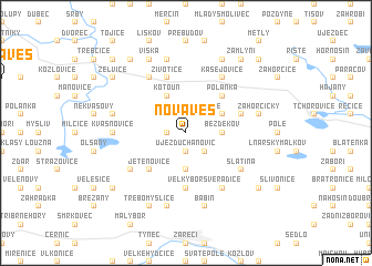 map of Nová Ves