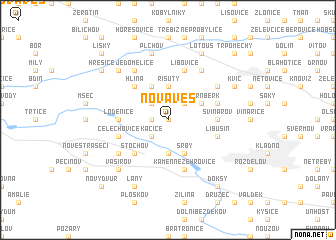 map of Nová Ves