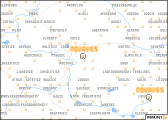 map of Nová Ves