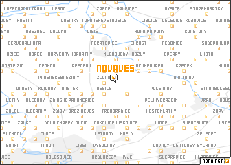 map of Nová Ves