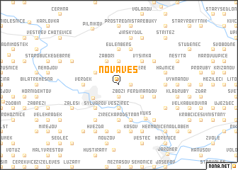 map of Nová Ves