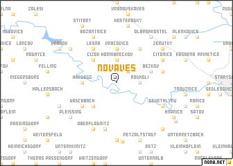 map of Nová Ves