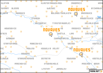 map of Nová Ves