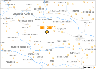 map of Nova Ves