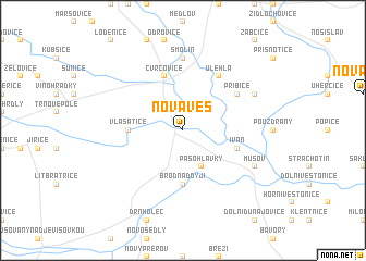 map of Nová Ves