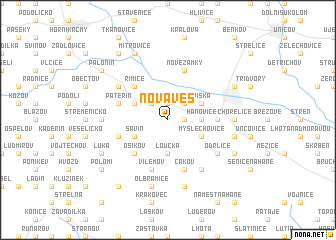 map of Nová Ves