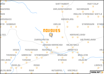 map of Nová Ves