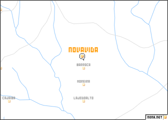 map of Nova Vida