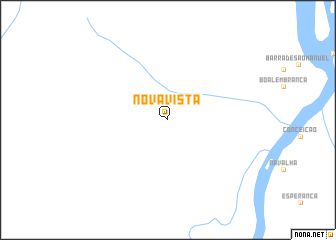 map of Nova Vista
