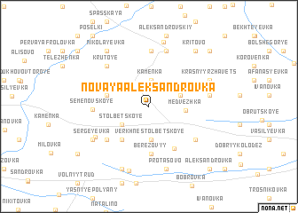 map of Novaya Aleksandrovka