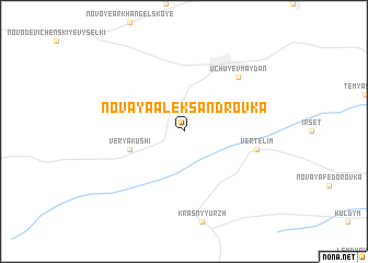 map of Novaya Aleksandrovka