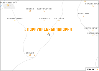 map of Novaya Aleksandrovka