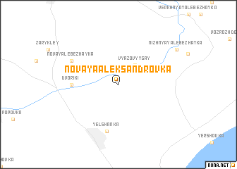 map of Novaya Aleksandrovka