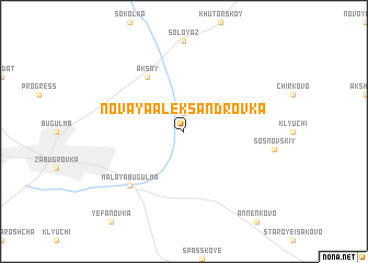 map of Novaya Aleksandrovka