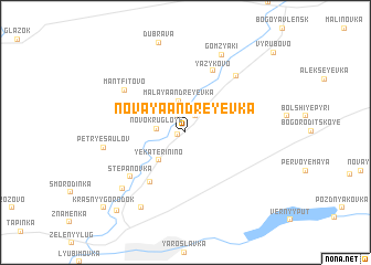 map of Novaya Andreyevka