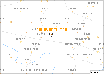 map of Novaya Belitsa