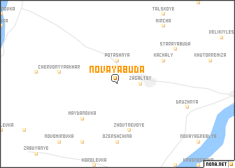 map of Novaya Buda