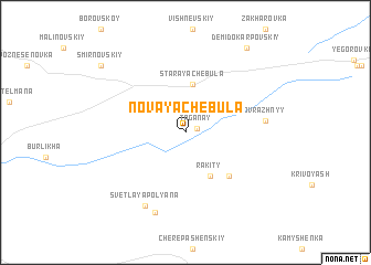 map of Novaya Chebula