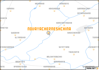 map of Novaya Cherneshchina