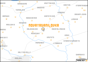 map of Novaya Danilovka