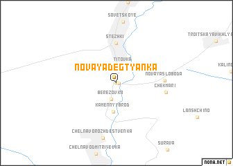 map of Novaya Degtyanka