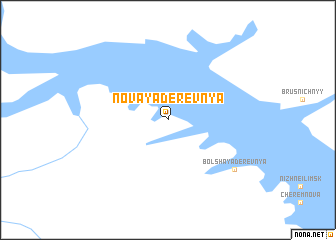 map of Novaya Derevnya