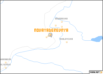 map of Novaya Derevnya