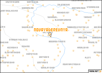 map of Novaya Derevnya