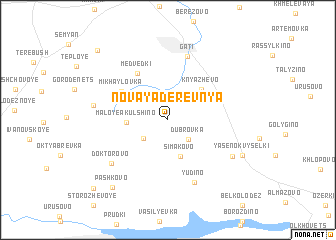 map of Novaya Derevnya