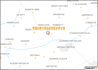 map of Novaya Derevnya