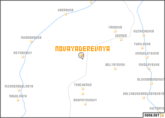map of Novaya Derevnya