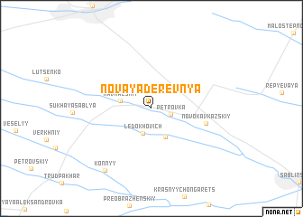 map of (( Novaya Derevnya ))