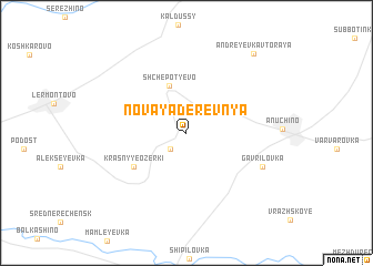 map of Novaya Derevnya