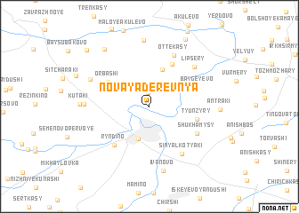 map of Novaya Derevnya