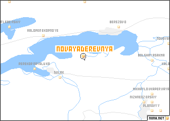 map of Novaya Derevnya