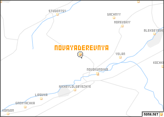 map of Novaya Derevnya