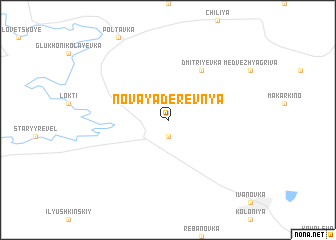map of Novaya Derevnya