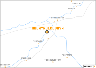 map of Novaya Derevnya