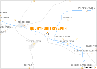 map of Novaya Dmitriyevka