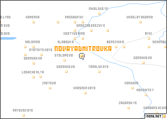 map of Novaya Dmitrovka