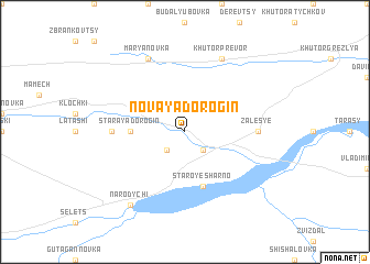 map of Novaya Doroginʼ