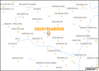 map of Novaya Dubinka