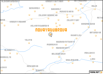 map of Novaya Dubrova