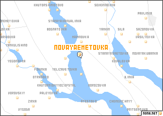 map of Novaya Emetovka