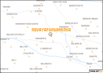 map of Novaya Fundamenka