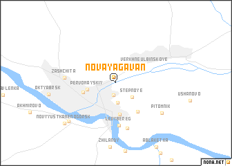 map of Novaya Gavanʼ