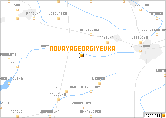 map of Novaya Georgiyevka