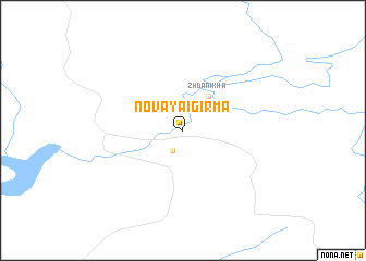 map of Novaya Igirma