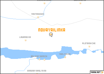 map of Novaya Il\