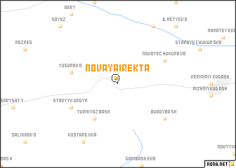 map of Novaya Irekta